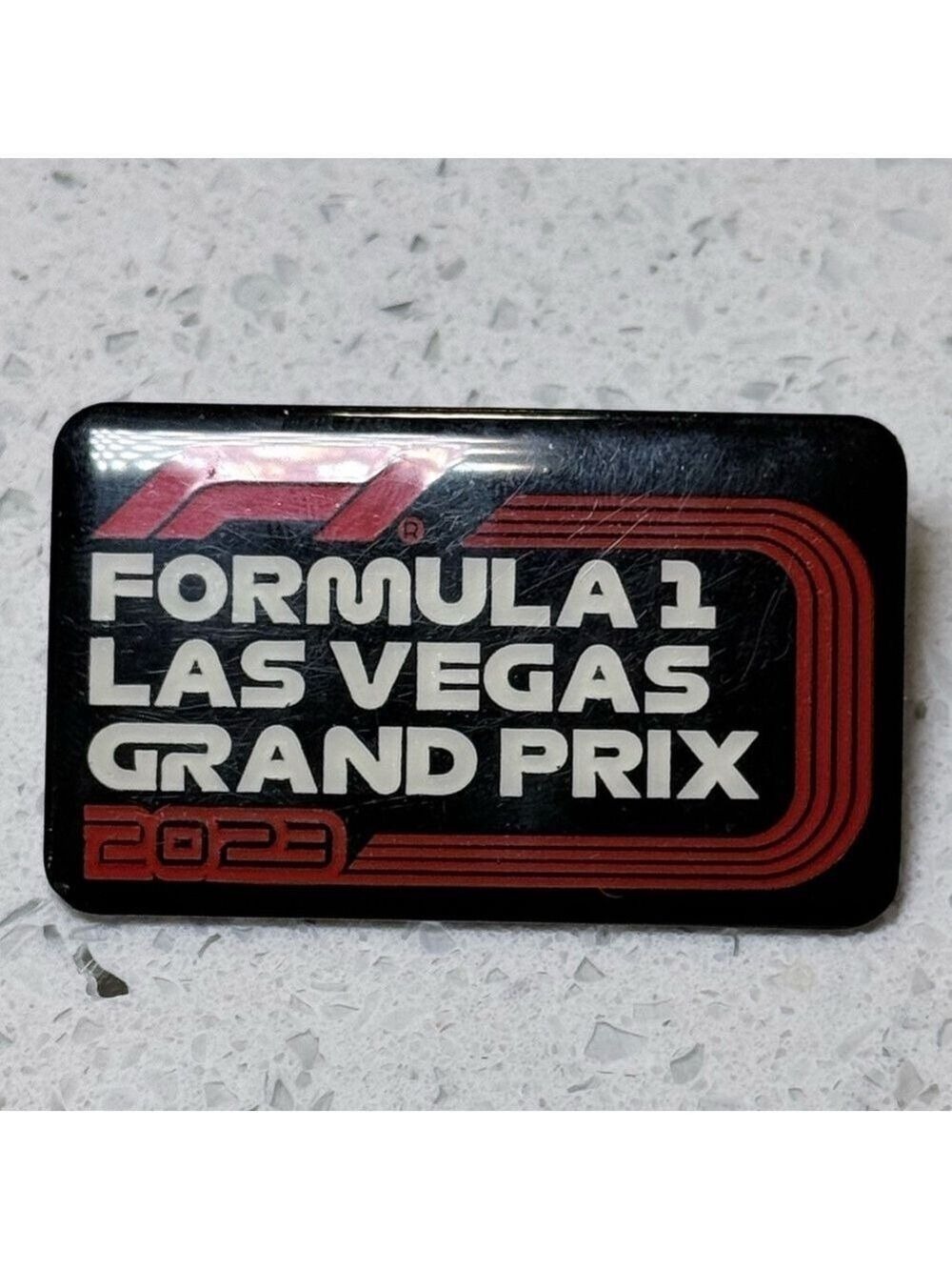 Formula 1 F1 Las Vegas Grand Prix 2023 Inaugural Pin Red